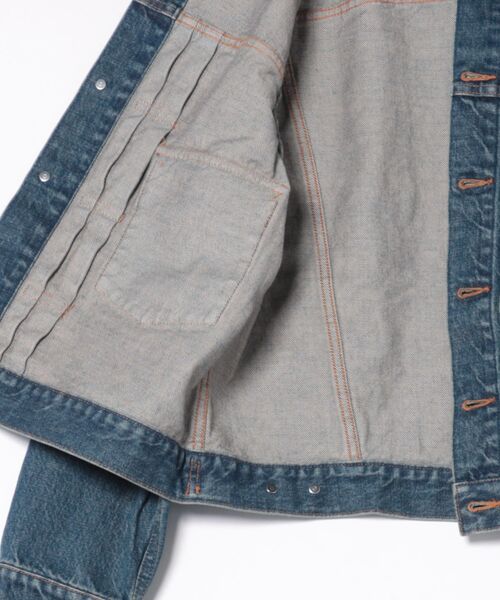 A.P.C.(アーペーセー)の「VESTE JEAN WORK INITIAL(デニムジャケット・メンズ・ダークブルー・XXS/XS/S/M/L/XL)」の3枚目の写真