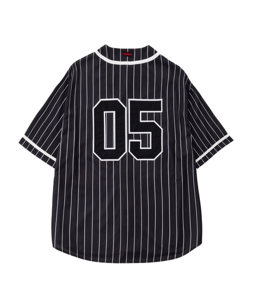 FUBU( フブ)の「FUBU フブ ブランド Baseball shirt/半袖ベースボールシャツ(Tシャツ/カットソー・メンズ・グレー/ブラック/ホワイト・M/L/XL/XXL)」の6枚目の写真