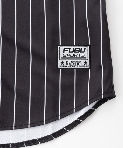 FUBU( フブ)の「FUBU フブ ブランド Baseball shirt/半袖ベースボールシャツ(Tシャツ/カットソー・メンズ・グレー/ブラック/ホワイト・M/L/XL/XXL)」の11枚目の写真