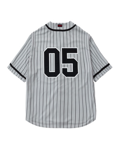 FUBU( フブ)の「FUBU フブ ブランド Baseball shirt/半袖ベースボールシャツ(Tシャツ/カットソー・メンズ・グレー/ブラック/ホワイト・M/L/XL/XXL)」の7枚目の写真
