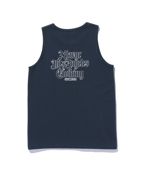 XLARGE(エクストララージ)の「OLD ENGLISH WAFFLE TANK TOP(タンクトップ・メンズ・ブラック/ホワイト/ネイビー/カモフラージュ・XL/L/M/S)」の20枚目の写真