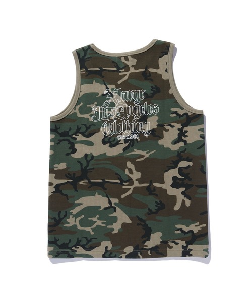 XLARGE(エクストララージ)の「OLD ENGLISH WAFFLE TANK TOP(タンクトップ・メンズ・ブラック/ホワイト/ネイビー/カモフラージュ・XL/L/M/S)」の21枚目の写真