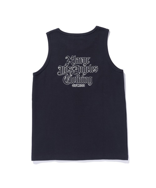XLARGE(エクストララージ)の「OLD ENGLISH WAFFLE TANK TOP(タンクトップ・メンズ・ブラック/ホワイト/ネイビー/カモフラージュ・XL/L/M/S)」の22枚目の写真
