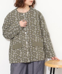 EMAGO ｸﾛｰﾊﾞｰ刺繍ｼｮｰﾄｺｰﾄ