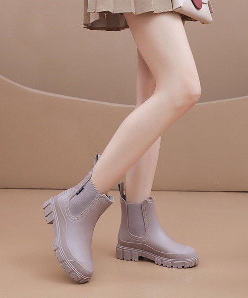 by LEGNA(バイレグナ)の「サイドゴアレインブーツ(レインシューズ・レディース・カーキ/ブラック/グレイッシュベージュ/アイボリー/ピンク・23cm/26.5cm/26cm/25.5cm/25cm/24.5cm/24cm/23.5cm)」の17枚目の写真