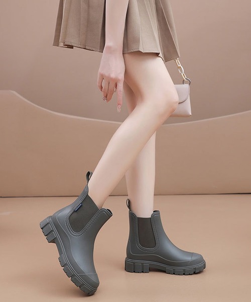 by LEGNA(バイレグナ)の「サイドゴアレインブーツ(レインシューズ・レディース・カーキ/ブラック/グレイッシュベージュ/アイボリー/ピンク・23cm/26.5cm/26cm/25.5cm/25cm/24.5cm/24cm/23.5cm)」の21枚目の写真