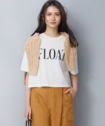 ヴィンテージライクジャージー クロップド ロゴ Tシャツ