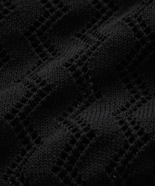 le cercle ADAM ET ROPE'(ルセルクルアダムエロペ)の「透かし編みニットプルオーバー(ニット/セーター・レディース・キナリ/ブラック・FREE)」の21枚目の写真