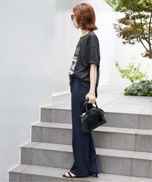 SLOBE IENA(スローブイエナ)の「《WEB限定/追加》LIFEフォトルーズTEE(Tシャツ/カットソー・レディース・ブラック・FREE)」の3枚目の写真