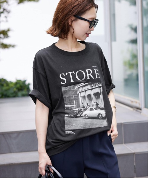 SLOBE IENA(スローブイエナ)の「《WEB限定/追加》LIFEフォトルーズTEE(Tシャツ/カットソー・レディース・ブラック・FREE)」の5枚目の写真
