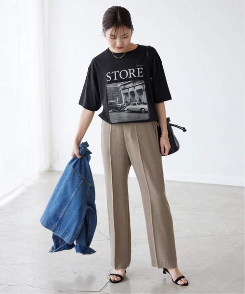 SLOBE IENA(スローブイエナ)の「《WEB限定/追加》LIFEフォトルーズTEE(Tシャツ/カットソー・レディース・ブラック・FREE)」の7枚目の写真