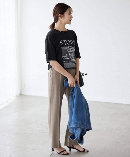SLOBE IENA(スローブイエナ)の「《WEB限定/追加》LIFEフォトルーズTEE(Tシャツ/カットソー・レディース・ブラック・FREE)」の8枚目の写真