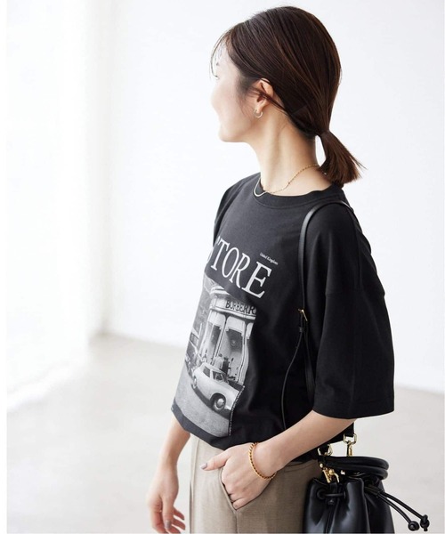 SLOBE IENA(スローブイエナ)の「《WEB限定/追加》LIFEフォトルーズTEE(Tシャツ/カットソー・レディース・ブラック・FREE)」の11枚目の写真