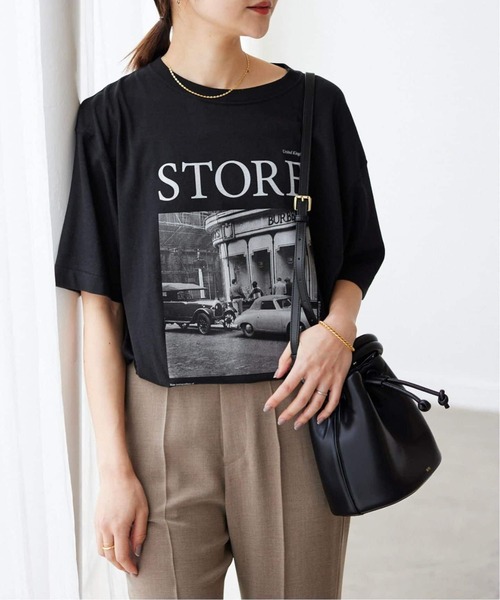 SLOBE IENA(スローブイエナ)の「《WEB限定/追加》LIFEフォトルーズTEE(Tシャツ/カットソー・レディース・ブラック・FREE)」の14枚目の写真
