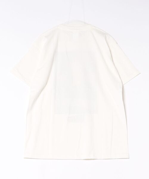 StPT(エスティーピーティー)の「『バック・トゥ・ザ・フューチャー』BACK TO THE FUTURE """Old Biff"" T-Shirt" 半袖プリントTシャツ ビックシルエット ピグメント加工 ヴィンテージライク(Tシャツ/カットソー・メンズ・チャコール/ホワイト・LARGE/X-LARGE/MEDIUM)」の7枚目の写真