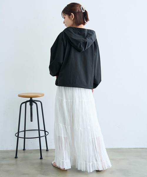マチャット machatt 定価2万 ナイロンアノラックパーカー ホワイト セール】【UVケア・接触冷感】 ラッシュガード ハーフジップ
