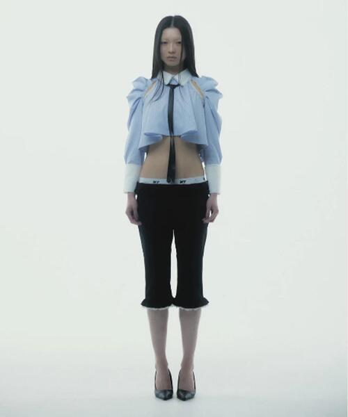 neith.（ネイス）の「neith./ネイス/Layered Sabrina Pants（その他パンツ・レディース・ブラック/グレー・F）」の18枚目の写真