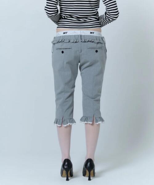 neith.（ネイス）の「neith./ネイス/Layered Sabrina Pants（その他パンツ・レディース・ブラック/グレー・F）」の7枚目の写真