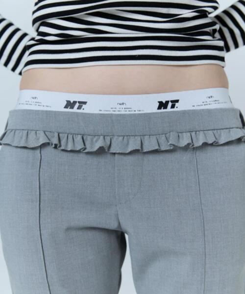 neith.（ネイス）の「neith./ネイス/Layered Sabrina Pants（その他パンツ・レディース・ブラック/グレー・F）」の11枚目の写真