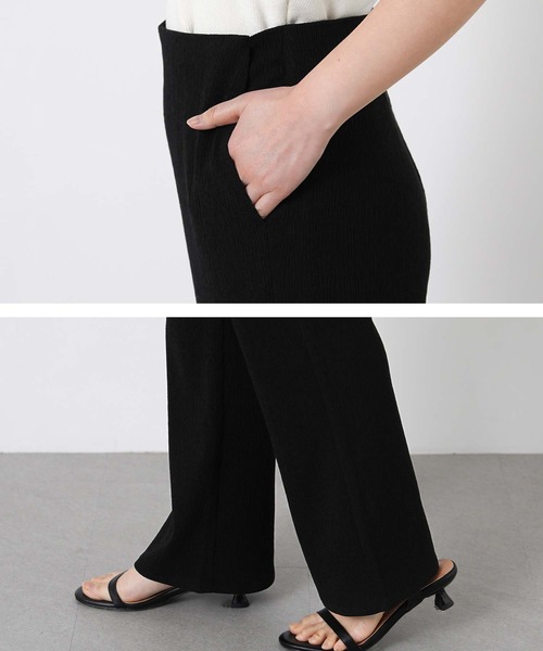 Gready Brilliant(グレディブリリアン)の「シワ加工カットフレアパンツ(その他パンツ・レディース・ブラック・38/36)」の19枚目の写真