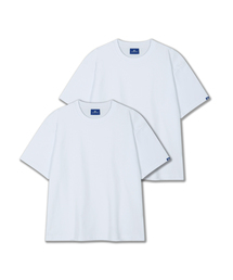 [2PACK] ドルフィンルーズクロップ半袖Tシャツ2パック