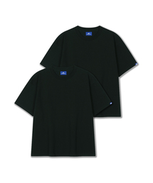 [2PACK] ドルフィンルーズクロップ半袖Tシャツ2パック
