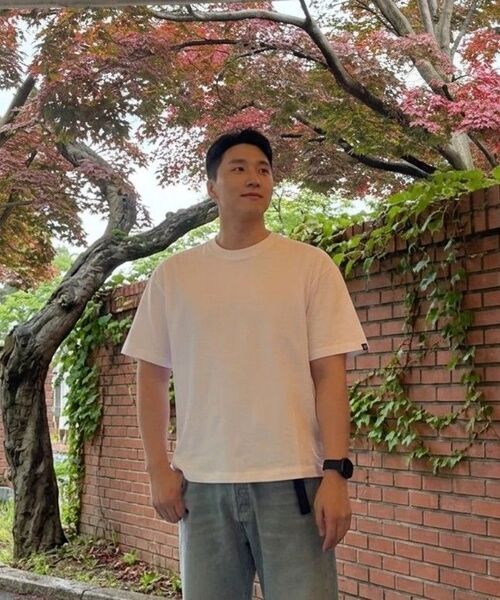 DOLPHIN WAVE APPAREL（ドルフィンウェーブアパレル）の「[2PACK] ドルフィンルーズクロップ半袖Tシャツ2パック（Tシャツ/カットソー・メンズ・ホワイト×ホワイト/ホワイト×ブラック/ブラック×ブラック・MEDIUM/LARGE/X-LARGE）」の11枚目の写真