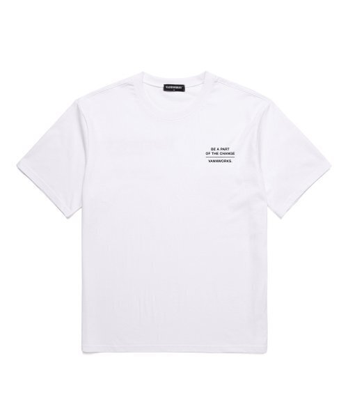 VANNWORKS(バンワークス)の「アースデイエブリデイ オーバーサイズ 半袖Tシャツ (VNCTS238) ホワイト(Tシャツ/カットソー・レディース・その他・SMALL/X-LARGE/XX-LARGE/LARGE/MEDIUM)」の3枚目の写真