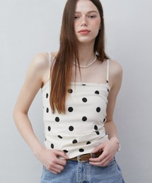 Rohwel（ローウェル）の「Polka Dot Camisole Top / ポルカドットキャミソールトップス（キャミソール）」