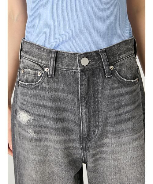 FRAY I.D(フレイアイディー)の「ハイライズダメージデニムパンツ(デニムパンツ・レディース・ブラック/ライトブルー・0/1)」の22枚目の写真