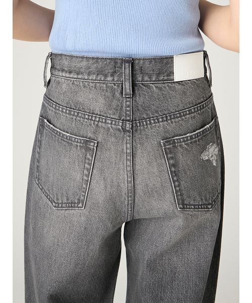 FRAY I.D(フレイアイディー)の「ハイライズダメージデニムパンツ(デニムパンツ・レディース・ブラック/ライトブルー・0/1)」の20枚目の写真