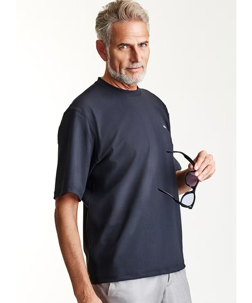 1 piu 1 uguale 3（ウノピゥウノウグァーレトレ）の「OP S/S CREW-NECK T【LOOSE FIT】（Tシャツ/カットソー・メンズ・ブラック/ホワイト/グレー・LARGE）」の13枚目の写真