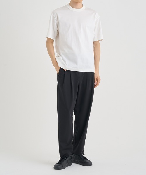 THE TOKYO(ザトウキョウ)の「【CINOH/チノ】REFINA BASIC T-SHIRT/別注REFINA BASIC T-SHIRT/定番(Tシャツ/カットソー・メンズ・ダークネイビー/ブラック/オフホワイト・44/48/46)」の4枚目の写真