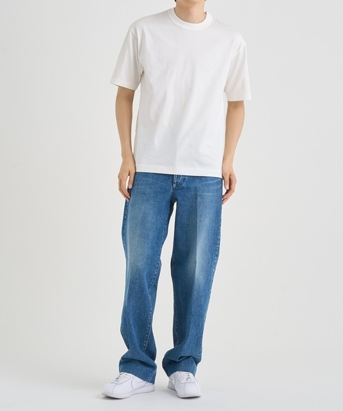 THE TOKYO(ザトウキョウ)の「【CINOH/チノ】REFINA BASIC T-SHIRT/別注REFINA BASIC T-SHIRT/定番(Tシャツ/カットソー・メンズ・ダークネイビー/ブラック/オフホワイト・44/48/46)」の5枚目の写真