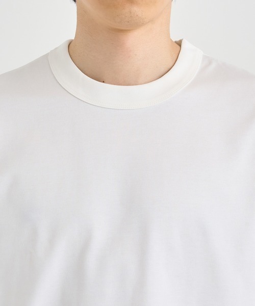 THE TOKYO(ザトウキョウ)の「【CINOH/チノ】REFINA BASIC T-SHIRT/別注REFINA BASIC T-SHIRT/定番(Tシャツ/カットソー・メンズ・ダークネイビー/ブラック/オフホワイト・44/48/46)」の9枚目の写真