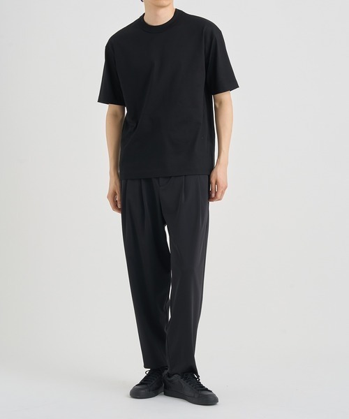 THE TOKYO(ザトウキョウ)の「【CINOH/チノ】REFINA BASIC T-SHIRT/別注REFINA BASIC T-SHIRT/定番(Tシャツ/カットソー・メンズ・ダークネイビー/ブラック/オフホワイト・44/48/46)」の12枚目の写真
