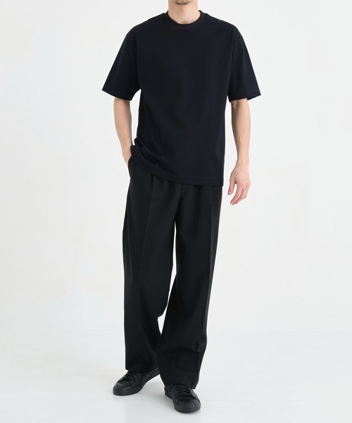 THE TOKYO(ザトウキョウ)の「【CINOH/チノ】REFINA BASIC T-SHIRT/別注REFINA BASIC T-SHIRT/定番(Tシャツ/カットソー・メンズ・ダークネイビー/ブラック/オフホワイト・44/48/46)」の20枚目の写真