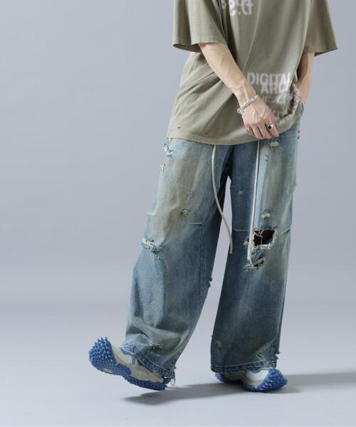 DANKE SCHON(ダンケシェーン)の「DankeSchon/ダンケシェーン/12oz BAGGY JEANS/DIRT(デニムパンツ・レディース・その他4・L/M/S)」の1枚目の写真