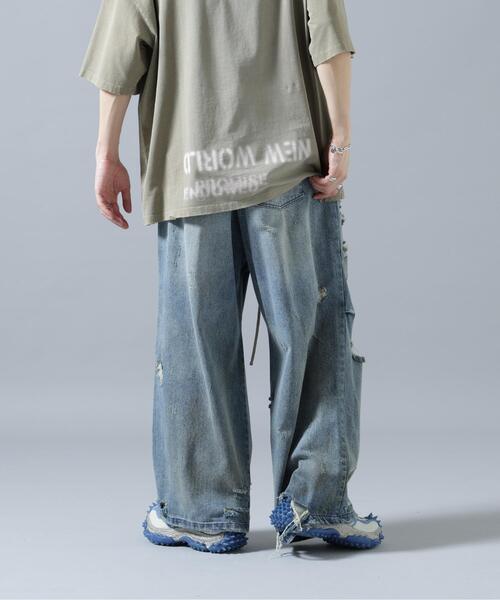 DANKE SCHON(ダンケシェーン)の「DankeSchon/ダンケシェーン/12oz BAGGY JEANS/DIRT(デニムパンツ・レディース・その他4・L/M/S)」の5枚目の写真