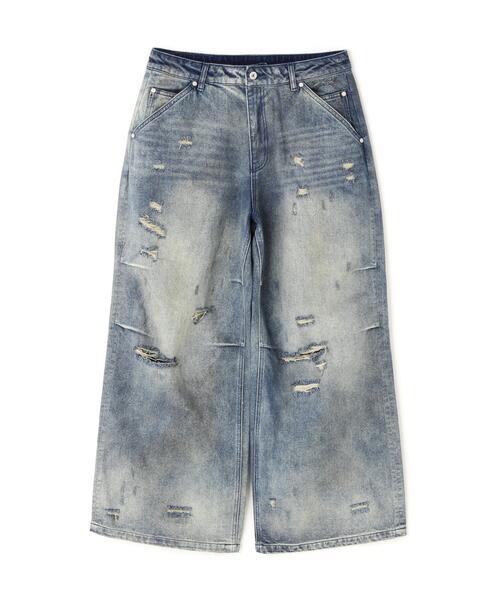 DANKE SCHON(ダンケシェーン)の「DankeSchon/ダンケシェーン/12oz BAGGY JEANS/DIRT(デニムパンツ・レディース・その他4・L/M/S)」の9枚目の写真