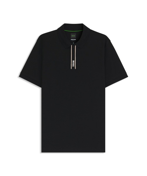 BOSS(ボス)の「Paddy ポロシャツ ストライププラケット&ロゴ(ポロシャツ・メンズ・グリーン/ブラック・L/XXL/XXXL/M/S/XL)」の6枚目の写真
