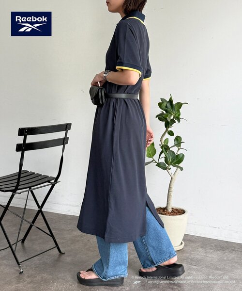Reebok(リーボック)の「鹿の子ポロワンピース(ワンピース・レディース・ベージュ/ネイビー/サックスブルー・FREE)」の22枚目の写真