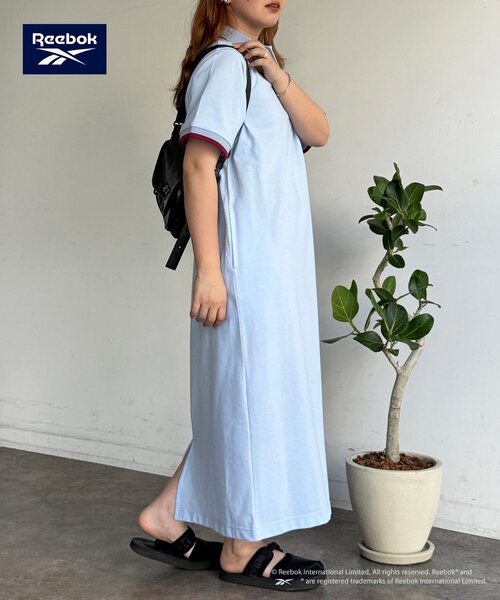 Reebok(リーボック)の「鹿の子ポロワンピース(ワンピース・レディース・ベージュ/ネイビー/サックスブルー・FREE)」の16枚目の写真