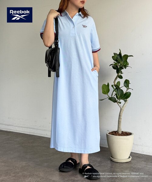 Reebok(リーボック)の「鹿の子ポロワンピース(ワンピース・レディース・ベージュ/ネイビー/サックスブルー・FREE)」の15枚目の写真