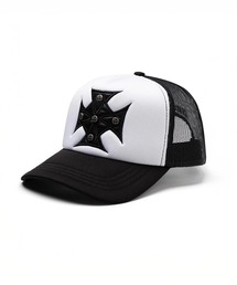 メッシュキャップ｜Iron Cross Leather Patch Mesh Cap｜SUPPLIER