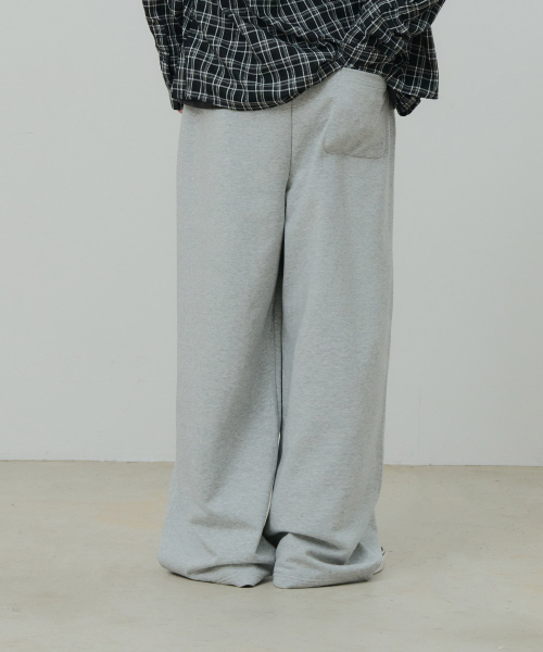 DESIRED(デシレッド)の「エッセンシャルワイドパンツ-FASK7201B0B(スウェットパンツ・レディース・チャコールグレー・MEDIUM/LARGE/X-LARGE)」の5枚目の写真