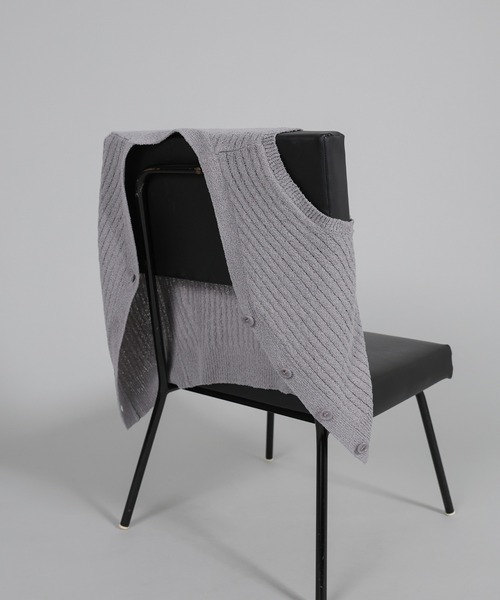 select MOCA Et（セレクトモカエト）の「【Et】Linen-like Boucle Vest（ベスト・レディース・グレー/ベージュ/ブラック・FREE）」の14枚目の写真