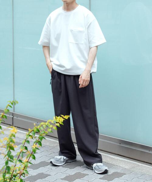 ITEMS URBANRESEARCH(アイテムズ アーバンリサーチ)の「速乾 カットミラノ ポケットTシャツ(Tシャツ/カットソー・メンズ・ホワイト/チャコールグレー/モカ/グレー・MEDIUM/LARGE)」の10枚目の写真
