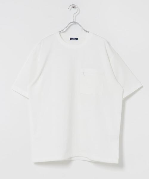 ITEMS URBANRESEARCH(アイテムズ アーバンリサーチ)の「速乾 カットミラノ ポケットTシャツ(Tシャツ/カットソー・メンズ・ホワイト/チャコールグレー/モカ/グレー・MEDIUM/LARGE)」の12枚目の写真