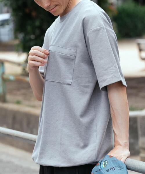 ITEMS URBANRESEARCH(アイテムズ アーバンリサーチ)の「速乾 カットミラノ ポケットTシャツ(Tシャツ/カットソー・メンズ・ホワイト/チャコールグレー/モカ/グレー・MEDIUM/LARGE)」の17枚目の写真